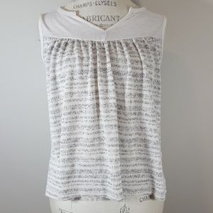 ❤4 for 20❤ Ecote  Anthropologie embroidered tank